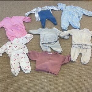 Zara Baby Clothes/sets - Neutral, Pink, Blue & Floral Sets - all 6-9 months -EUC